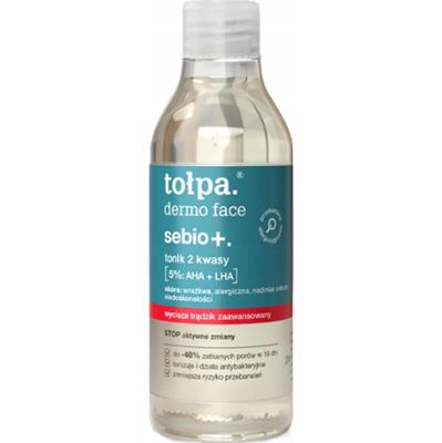 Tołpa Dermo Face Sebio+ Tonik Do Twarzy Kwas AHA LHA Cera Trądzikowa 200ml