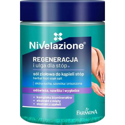 Nivelazione Ziołowa Zmiękczająca Sól Do Kąpieli Stóp Relaksująca 350g