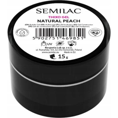 Semilac Thixo Budujący Żel Do Paznokci Półtransparentny Natural Peach 15g