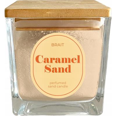 Brait Świeca Zapachowa Piaskowa Aromaterapia Carmel Sand Karmelowa 130g