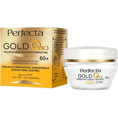 Perfecta Gold Q10 Przeciwzmarszczkowy Krem Do Twarzy 60+ Na Dzień i Na Noc