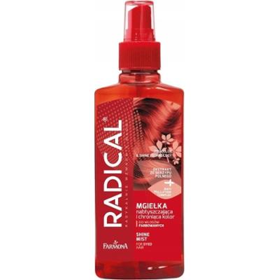RADICAL Nabłyszczająca Mgiełka Chroniąca Kolor Włosy Farbowane 200ml