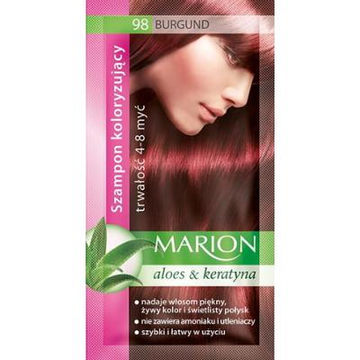 Marion Szamponetka Szampon Koloryzujący 98 Burgund 4-8 Myć Świetlisty