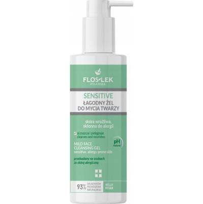 Floslek Sensitive Łagodny Żel Do Mycia Twarzy Cera Wrażliwa Pantenol 175ml