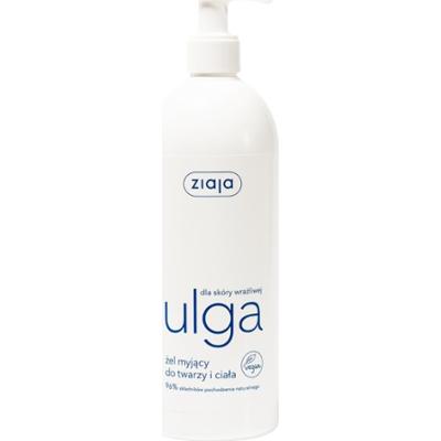 Ziaja Ulga Dla Skóry Wrażliwej Kremowy Żel Do Mycia Twarzy i Ciała 400ml
