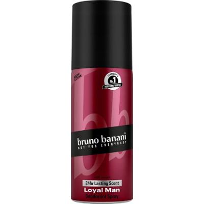 Bruno Banani Loyal Man Męski Dezodorant w Sprayu Jabłko Imbir Jodła 150ml
