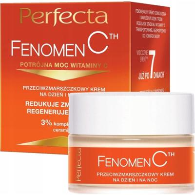 Perfecta Fenomen C Przeciwzmarszczkowy Krem Do Twarzy z Witaminą C 50 ml