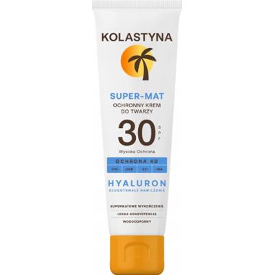 Kolastyna Hyaluron Super Mat Wodoodporny Krem Do Twarzy Matujący SPF30 50ml