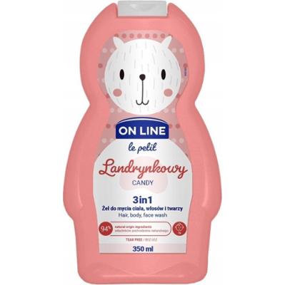 On Line Le Petit Żel Do Mycia Ciała Włosów Twarzy Dzieci 1+ Landrynka 350ml