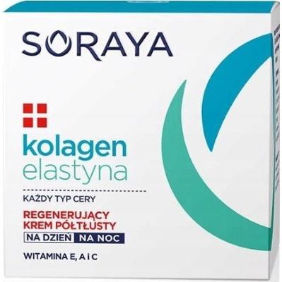 Soraya Kolagen Elastyna Krem Półtłusty Dzień Noc