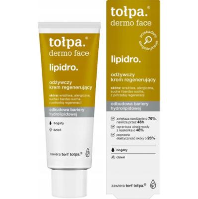 Tołpa Dermo Face Lipidro Odżywczy Regenerujący Krem Do Twarzy Na Dzień 40ml