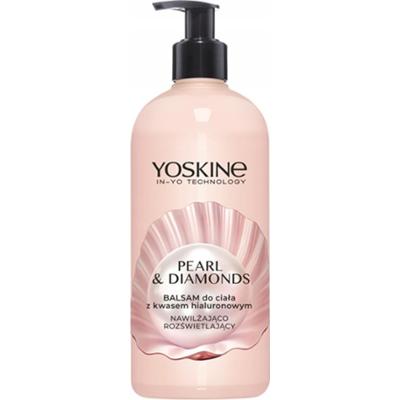 Yoskine Pearl Diamonds Nawilżający Rozświetlający Balsam Do Ciała 400ml