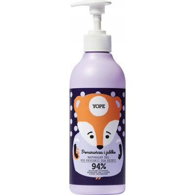 Yope Naturalny Żel Pod Prysznic Do Mycia Dla Dzieci Pomarańcza Jabłko 400ml