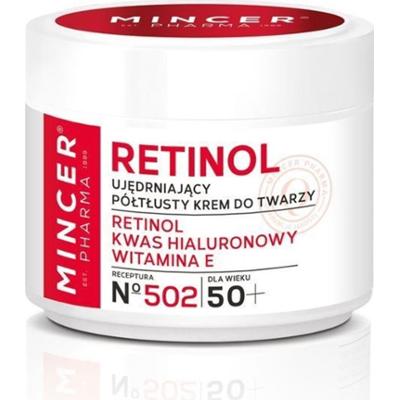Mincer Retinol Półtłusty Ujędrniający Krem Do Twarzy z Witaminą E 50+ 50ml