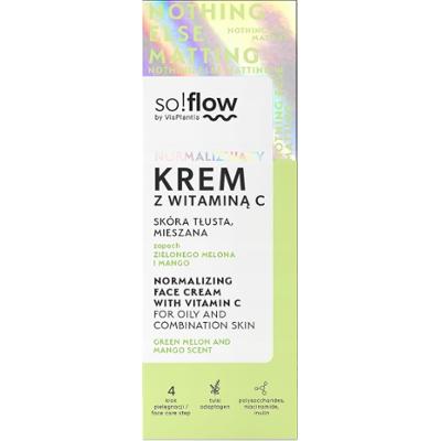 So Flow Normalizujący Krem Do Twarzy z Witaminą C Tłusta Mieszana 50ml