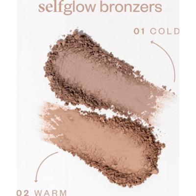 Paese Selfglow Prasowany Bronzer Do Konturowania Twarzy Ciepły 02 Warm 10g