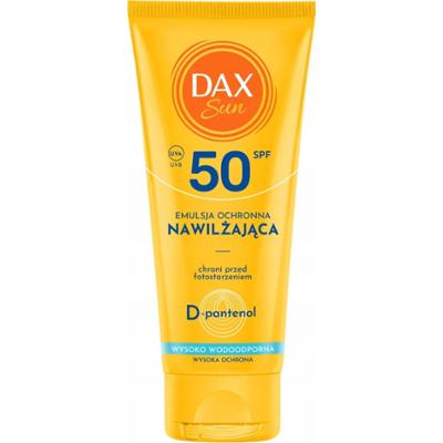 Dax Sun Nawilżająca Wodoodporna Emulsja Do Ciała SPF 50 D-Pantenol 100ml