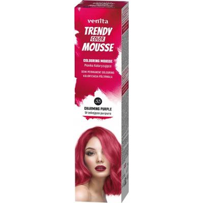 Venita Trendy Color Koloryzująca Pianka Do Włosów 33 Czarująca Purpura 75ml