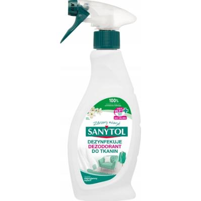 Sanytol Odświeżający Spray Do Dezyfekcji Tkanin Dywanów Materacy 500ml