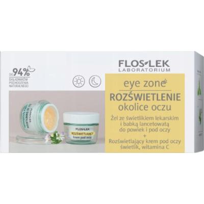Floslek Eye Zone Rozświetlenie Zestaw Kosmetyków Krem Pod Oczy Witamina C