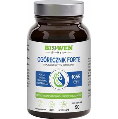 Biowen Ogórecznik Forte 1050mg Suplement Diety Układ Moczowy 90 Kapsułek