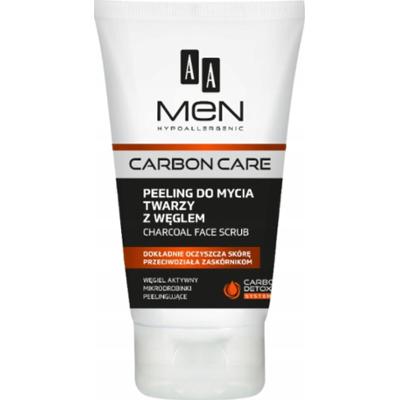 AA Men Carbon Care Peeling Do Mycia Twarzy z Węglem Dla Mężczyzn 150ml