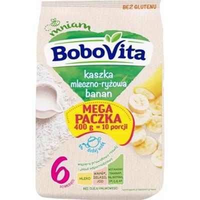 Bobovita Mleczno Ryżowa Kaszka Dla Dzieci Po 6 Miesiącu Bananowa 400g