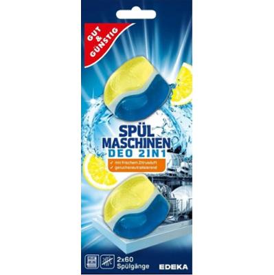 G&G Zawieszka Odświeżająca Do Zmywarki Cytrynowa 2w1 Odświeżacz 2 Sztuki