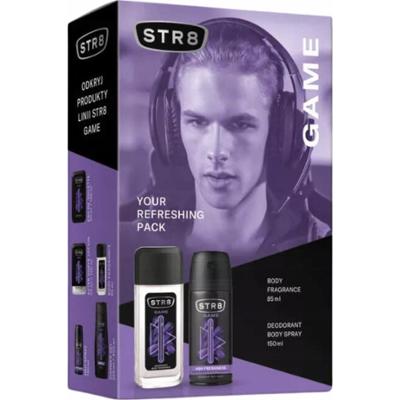 STR8 Game Zestaw Prezentowy Dla Mężczyzn Dezodorant Męski Do Ciała + Spray
