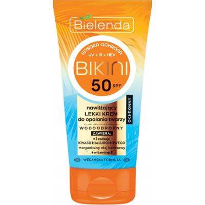 Bielenda Bikini Lekki Wodoodporny Krem Do Opalania Twarzy z SPF 50 50ml