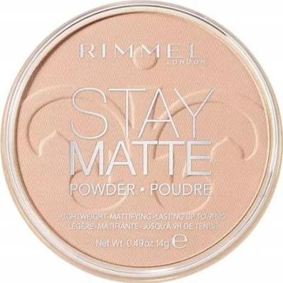 Rimmel Puder Stay Matte Matujący 003 Peach Glow