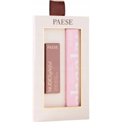 Paese Cheeky Nude Look Zestaw Prezentowy Damski Tusz Do Rzęs Pomadka Do Ust