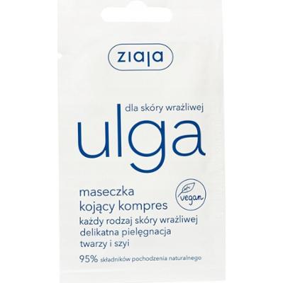 Ziaja Ulga Dla Skóry Kojąca Maseczka Do Twarzy Kompres Cera Wrażliwa 7ml