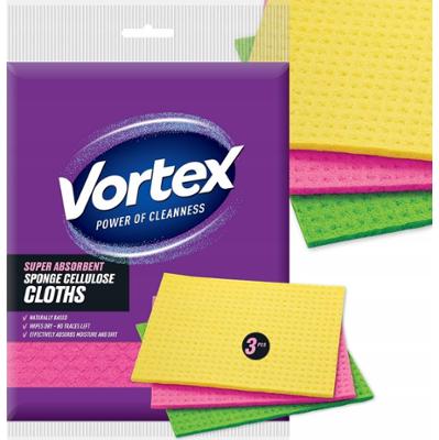 Vortex Sponge Cloths Gąbczaste Ściereczki Chłonne Antybakteryjne 3 Sztuki