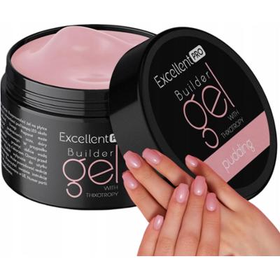 Excellent PRO Jednofazowy Budujący Żel Do Paznokci LED/UV Pudding 50g
