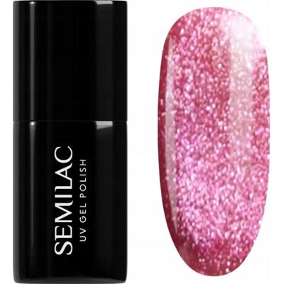 Semilac Lakier Hybrydowy Do Paznokci Cat Eye 795 Magnetic Raspberry 7ml