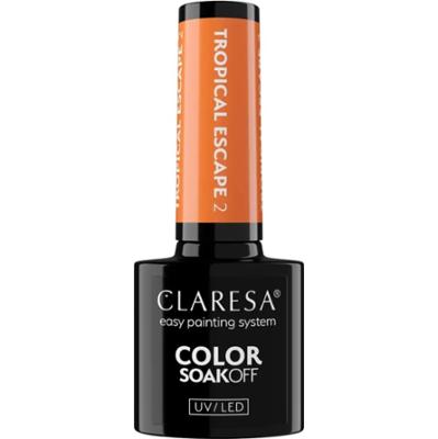 Claresa Lakier Hybrydowy Do Paznokci Tropical Escape 2 Pomarańczowy Neon 5g