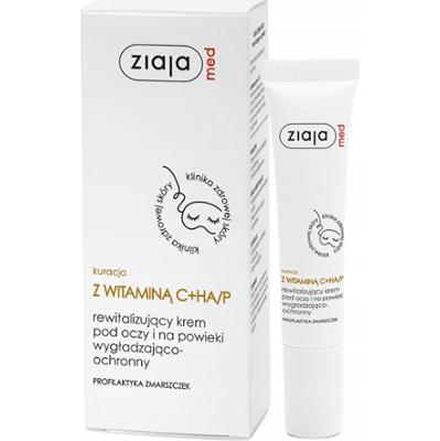 Ziaja Med Rewitalizujący Krem Pod Oczy z Witaminą C+HA/P Wygładzający 15 ml