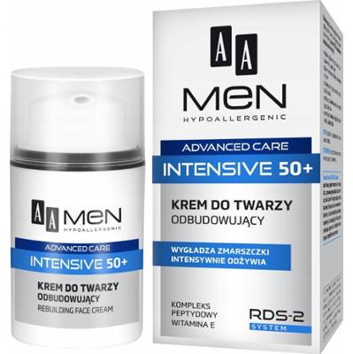 AA Men Advanced Care Krem Do Twarzy Odbudowujący Wygładzający 50+ 50ml