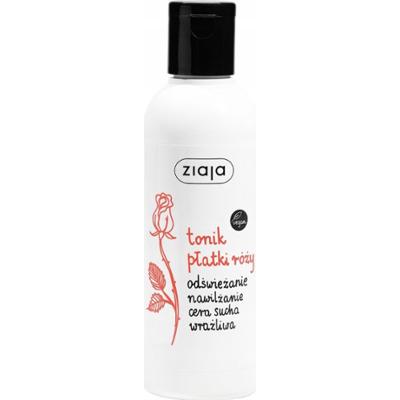 Ziaja Płatki Róży Odświeżający Tonik Do Twarzy Cera Sucha i Wrażliwa 200ml