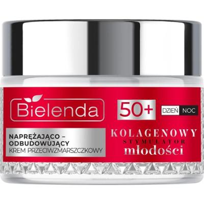 Bielenda Kolagenowy Stymulator Młodości Zestaw Krem Do Twarzy Pod Oczy 50+