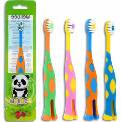 Wellbee Klasyczna Szoteczka Do Zębów Dla Dzieci 3+ Soft Miękka Podróżna