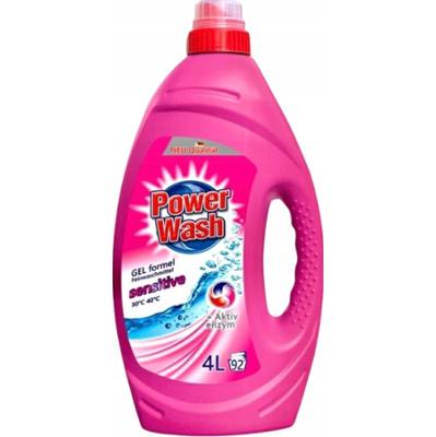 Power Wash Sensitive Łagodny Żel Do Prania Tkanin Delikatnych 92 Prania 4L