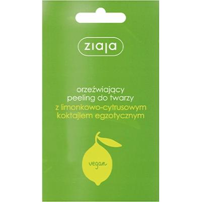 Ziaja Orzeźwiający Peeling Do Twarzy z Limonkowo Cytrusowym Koktajlem 7ml