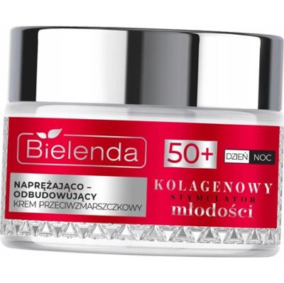 Bielenda Kolagenowy Stymulator Młodości Krem Do Twarzy Dzień Noc 50+ 50ml