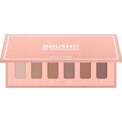 Brush Up! By Maxineczka Brow Palette Paleta 6 Cieni Do Brwi Blond Brąz 7,5g