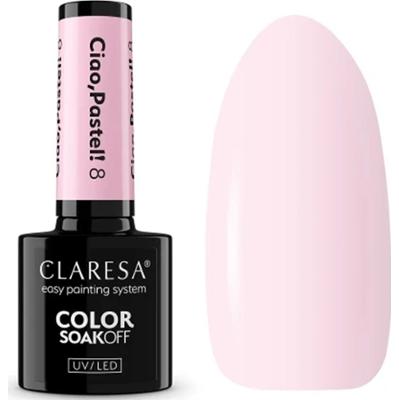Claresa Lakier Hybrydowy Do Paznokci Mleczny Róż Ciao Pastel 8 5g