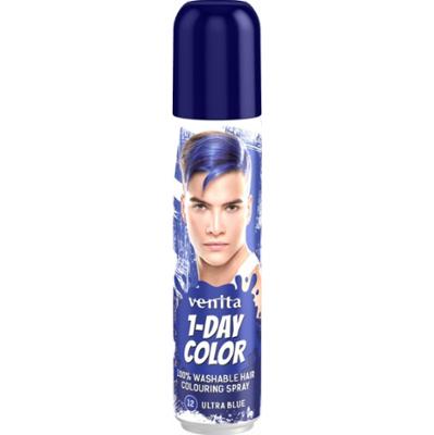 Venita 1Day Color Koloryzujący Spray Do Włosów Niebieski 12 Ultra Blue 50ml