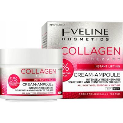 Eveline Kolagen Therapy Odmładzający Krem Do Twarzy Na Dzień i Na Noc 50ml