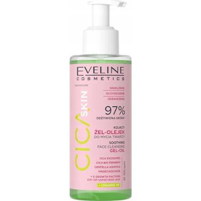 Eveline Cica Skin Kojący Żel Olejek Do Mycia Twarzy i Demakijażu 145ml